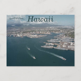 Pearl Harbor Hawaii Postkarte
