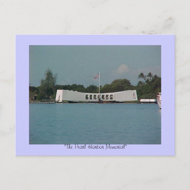 "PEARL HARBOR" MEMORIAL, "The Pearl Harbour Mem... Postkarte (Vorderseite)