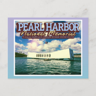 PEARL HARBOR NATIONALES MEMORIUM - HONOLULU HAWAII POSTKARTE