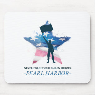 Pearl Harbor Never Forget Our Fallen Heroes Mousepad