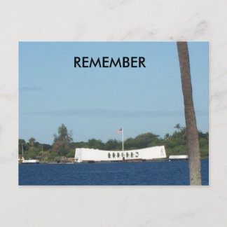 Pearl Harbor Postkarte