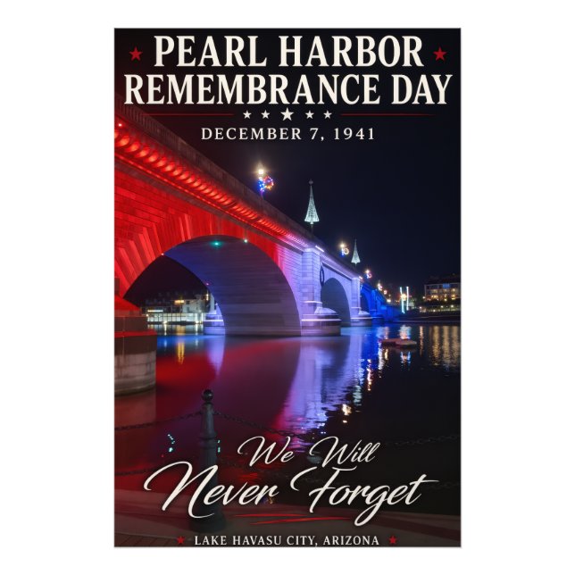 Pearl Harbor Remembrance Day Fotodruck (Vorne)