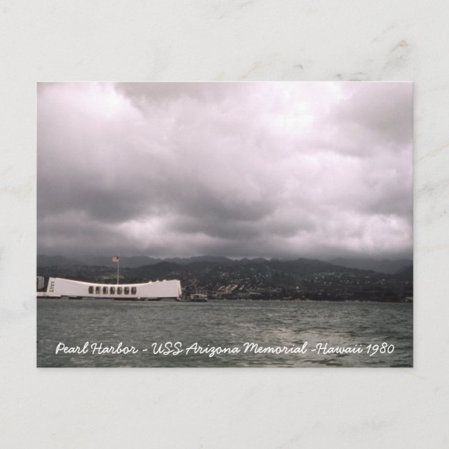 Pearl Harbour USS Arizona Memorial Hawaii Postkarte (Vorderseite)