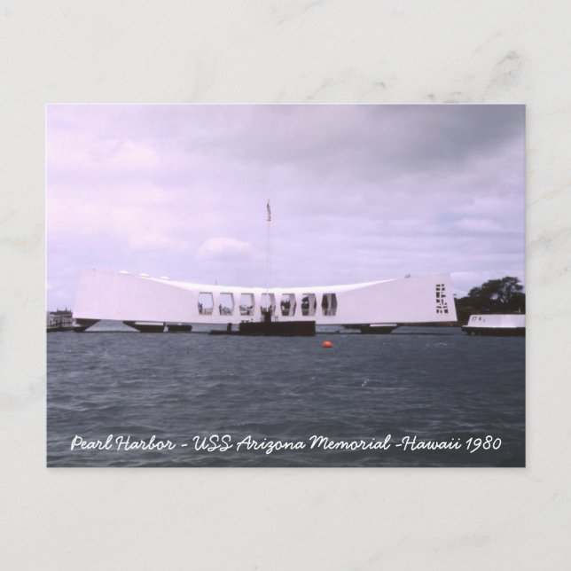 Pearl Harbour USS Arizona Memorial Hawaii Postkarte (Vorderseite)