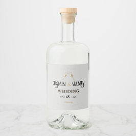 Pearl Heritage Wedding Alkoholflaschenetikett