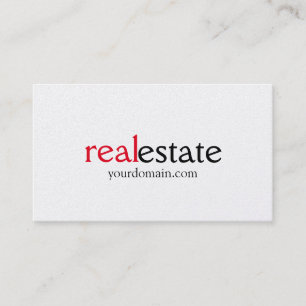 Pearl Modern Real Anwesen Agent Business Card Visitenkarte