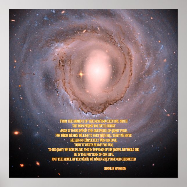 Pearl of Great Price Zitat von Charles Spurgeon Poster (Vorne)