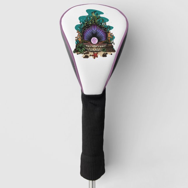 Pearl Of The Sea Golf Headcover (Vorderseite)