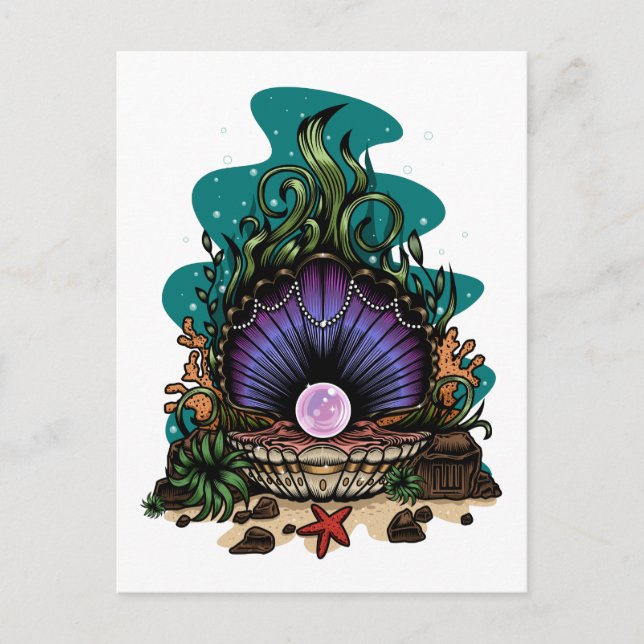 Pearl Of The Sea Postkarte (Vorderseite)
