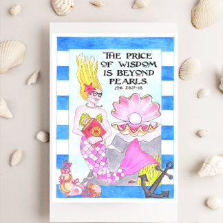 Pearl of Wisdom Confirmation Card Karte