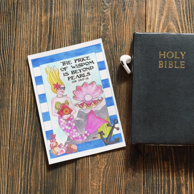 Pearl of Wisdom Inspiration Postcard Postkarte (Von Creator hochgeladen)