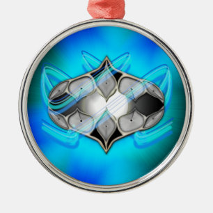 Pearl Ornament Aus Metall
