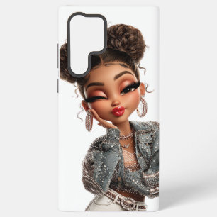 Pearl Pout Glam Girl  Samsung Galaxy Hülle