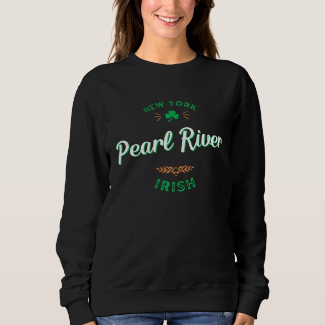 PEARL RIVER NEW YORK Irish American Sweatshirt (Vorderseite)