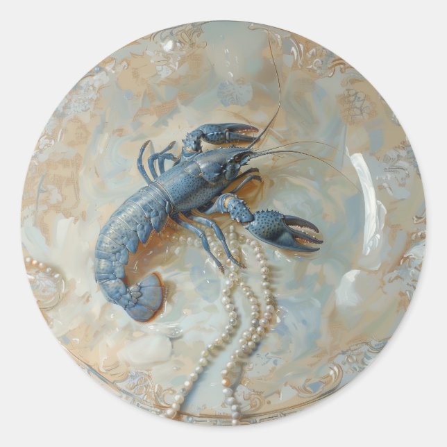 Pearl - Round Stickers for Stationery (Vorderseite)