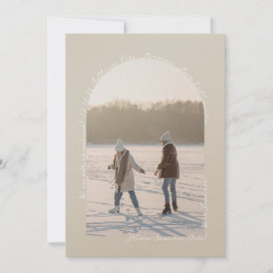 Pearl Shimmer handschriftlich Elegant Simple Moder Save The Date