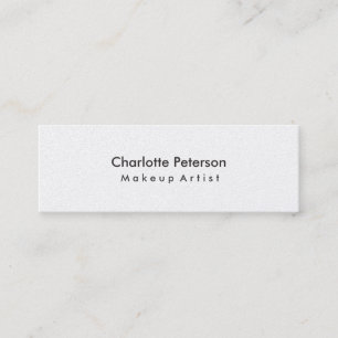 Pearl Skinny Makeup Artist Hair Stylist Mini Visitenkarte