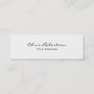 Pearl Slim Modern Trendy Charming Business Card Mini Visitenkarte