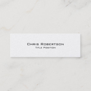 Pearl Slim Modern Trendy Charming Business Card Mini Visitenkarte