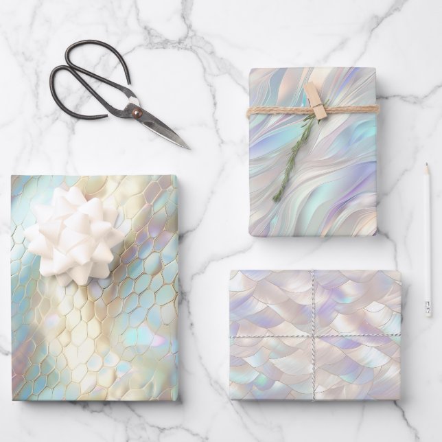 Pearl Snake Geschenkpapier Set (Vorderseite)
