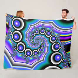 Pearl Spiral Fleece Blanket