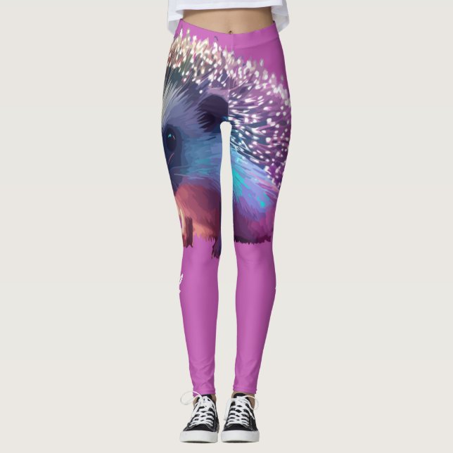 Pearl the Igel Leggings (Vorderseite)