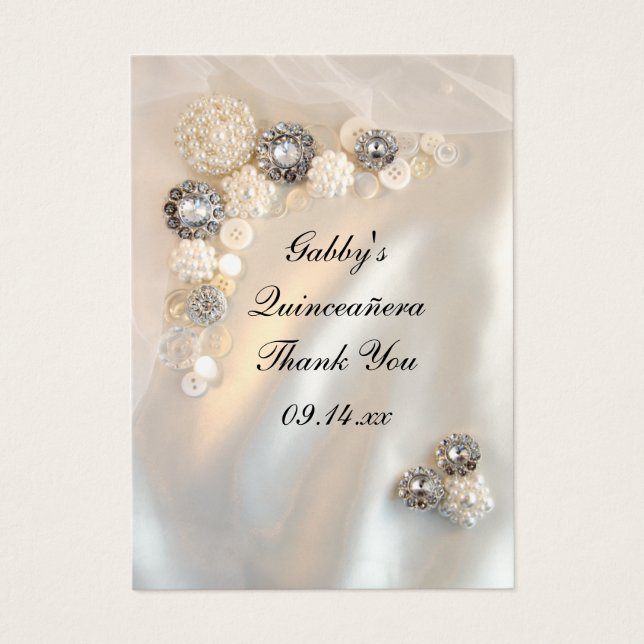 Pearl und Diamond Vielen Dank Quinceañera Gefällig (Vorderseite)