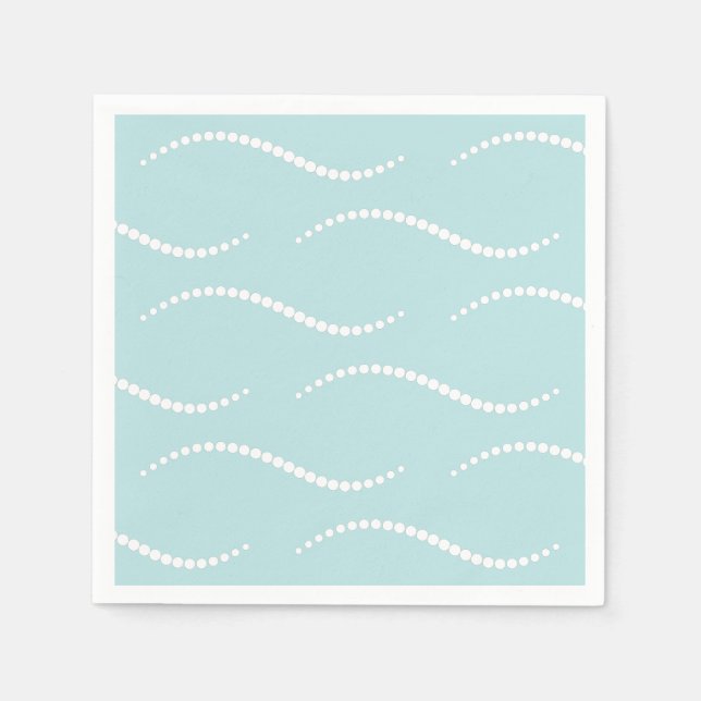 Pearl Waves Serviette (Vorderseite)