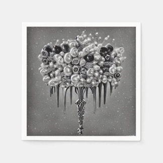 Pearl Wedding Bouquet Serviette