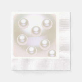 Pearl zum 30. Hochzeitstag Serviette