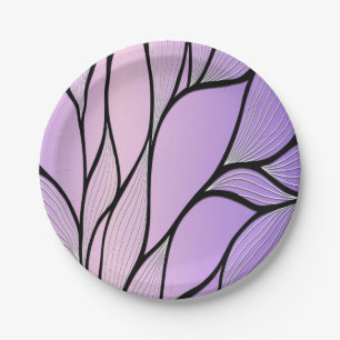 Pearlescent Lila Creative Verlass Pattern Pappteller