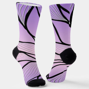 Pearlescent Lila Creative Verlass Pattern Socken