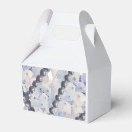 Pearls and Light Blue Hydrangeas Fevor Box Geschenkschachtel