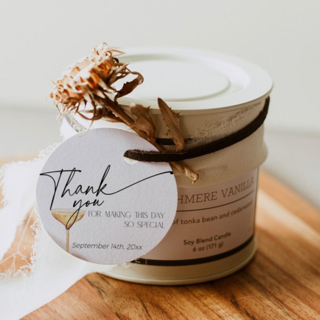 Pearls and Prosecco Brautparty Vielen Dank Geschenkanhänger (Von Creator hochgeladen)