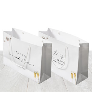 Pearls and Prosecco Trauzeugin Vielen Dank Große Geschenktüte