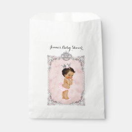 Pearls Diamonds Princess Baby Girl Blush Pink Geschenktütchen