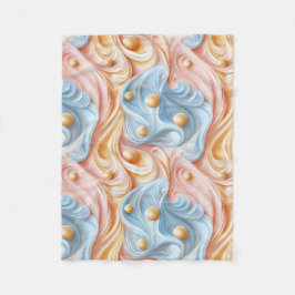 Pearls on Waves of Serenity Fleecedecke