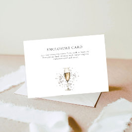 Pearls & Prosecco Custom Brautparty Begleitkarte