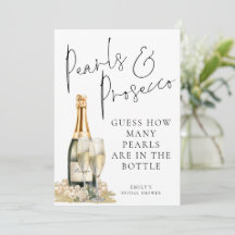 Pearls Prosecco schätzt, wie viele Brautparty-Spie
