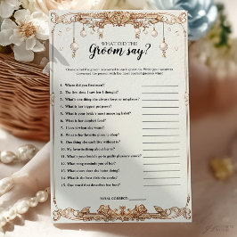 Pearls Prosecco Was hat das Groom Say Game gemacht