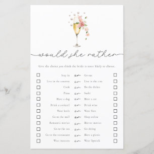 Pearls & Prosecco würden eher Bridal spielen