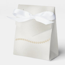 Pearls White Luxe Wedding Geschenkschachtel