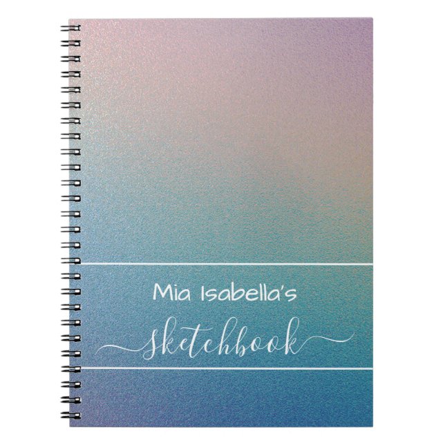Pearly Shimmer Notebook Notizblock (Vorderseite)