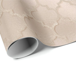 Pearly Titanium Ivory Quarzglas Shiny Glam Geschenkpapier