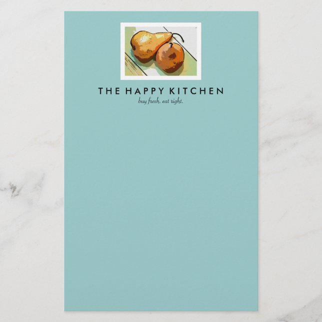 Pears Pair Briefpapier (Vorderseite)