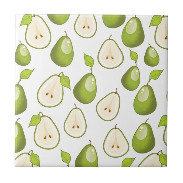 Pears Pattern Fliese (Vorderseite)