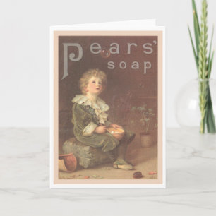 Pears Seifenblasen-Werbung Karte