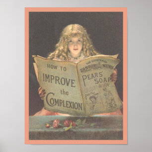 Pears Soap Complexation Ad Poster