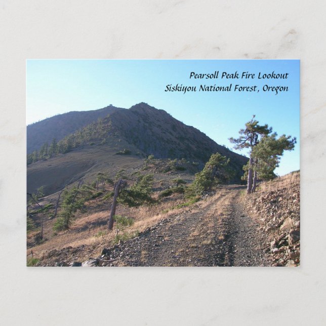 Pearsoll Peak Fire Lookout Postkarte (Vorderseite)