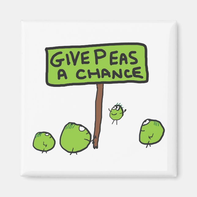 Peas A Chance Magnet (Vorne)